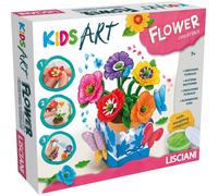 Coffret créatif - LISCIANI - Kids Art Créations Florales - Fleurs parfumées - Modelage créatif - Loisir manuel