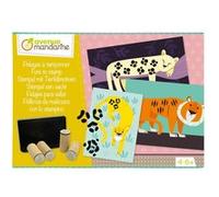 Coffret créatif Pelages à tamponner Avenue Mandarine Multicolore G