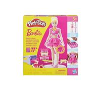 Coffret créatif Play-Doh - Barbie Ruffles and Bows, 3 pots et support poupée