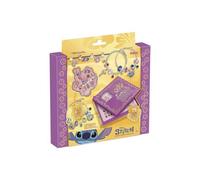 Coffret creation bijoux etincelants Stitch, colliers et bracelets - Perles, Charms, Fils - Enfant 6 ans - Set Kit fabrication