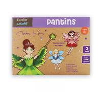 Coffret Crée Ton Pantin En Carton Contes De Fées