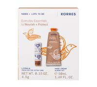 Coffret Crème Mains Peony Rose 50Ml & Stick Lèvres Raisin De Méditerranée 4,5G