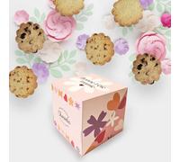 Coffret Cube cadeau de biscuits pour la Fête des Mamies Grands-mères Mamy
