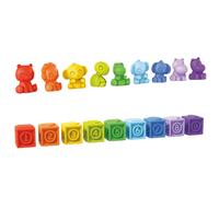 Coffret Cube et animaux (18 pièces)