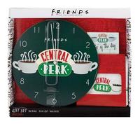 Coffret cuisine - PALADONE - Central Perk - Ensemble 3 pièces - Torchon en coton - Horloge murale