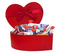 Coffret Cœur garnie de 80 Chocolats KINDER MILKA Célébrations