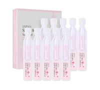 Coffret d ' ampoules pour le soin quotidien du visage à la | Soutien pour la peau sèche, 10 portions individuelles, emballage étiqueté en anglais, transport de