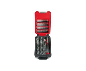 Coffret d’Embouts de Vissage 115 Pièces - 112 Embouts 25 mm, Porte-Embouts Inclus - Polyvalent pour Visseuse Électrique et Manuel - Conforme Normes NF ISO 1173 / DIN 3126
