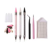 Coffret d outils de précision polyvalent 13 pièces Outil extrémité ramassage cire et pointage pour ongles bijoux bricolages réparation électronique projets beauté