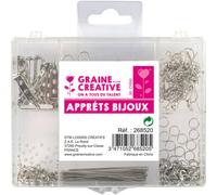 Coffret d'accessoires création Bijoux Coloris Argent