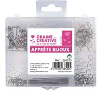 Coffret d'accessoires création Bijoux Coloris Argent