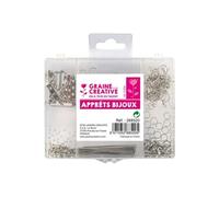 Coffret d'accessoires création Bijoux Coloris Argent
