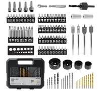 Coffret d'Accessoires de Perçage et de Vissage 100 pcs - PRUMYA - Forets et Mèches - Métal, Ciment, Bois