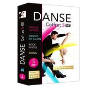 Coffret Danse Niveau Débutant Et Avancé : Danses Latines + Danses De Salon + Rock'n'roll + Swing - Pack