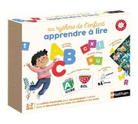 Coffret d'apprentissage de la lecture pour enfant - Nathan - Rythme de l'enfant j'apprends à Lire - Éducation Positive - Dès 3 an