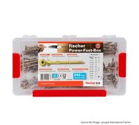 Coffret d'assortiment vis PowerFast (245 pcs) - FISCHER 667005