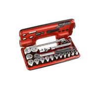 Coffret de serrage FACOM DBOX S.161DBOX1PB - cliquet étanche - douilles 1/2" 6 pans - 21 pièces