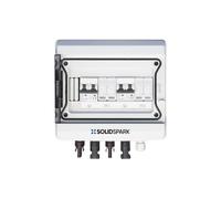 Coffret DC 500V 2MPPT - 2 Chaînes PV - Connecteurs MC4 | H07V-K | EN 50525-2 | Cuivre classe 5 EN60228 | 54A | -30°C à +70°C | Non-propagation flamme IEC60332