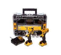 Coffret DCK211D2T Perceuse visseuse Boulonneuse à chocs 10,8V 2,0Ah Li-Ion DeWalt