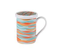 Coffret de 1 tisanière Alizée avec filtre - - Multicolore - Porcelaine