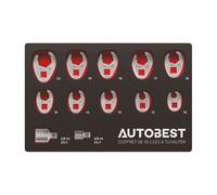 Coffret De 10 Clés À Tuyauter Carré 3/8 Autobest