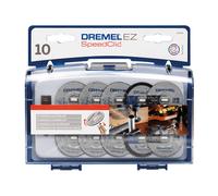 Coffret de 10 disques à tronçonner JA EZ SpeedClic avec mandrin pour le métal et le plastique - DREMEL - 2615S690JA