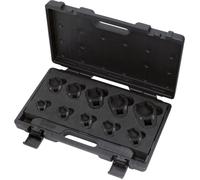 Coffret de 10 douilles à tuyauter 3/8'' - 1/2'' - 3/4'', 19-46 mm KSTOOLS 9131300