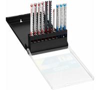 Coffret De 10 Lames De Scie séuteuse : 7 Lames Bois Hcs Et 3 Lames Métal Hss. Attache En U Sta29230-xj - Stanley
