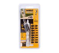 Coffret de 10 pièces - DEWALT - DT70518T-QZ - porte-embouts pivotant - embouts 25 mm (torsion) - zone de torsion
