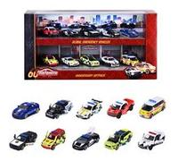 Coffret de 10 véhicules en métal Majorette Anniversary Emergency Gift Pack G