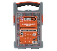 Coffret de 1000 vis agglomérées à tête fraisée zinguée 6 lobes internes - ULTIMA - GRAPPACK02