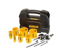 Coffret de 11 pièces pour scies-cloches bi-métal DEWALT DT90355-QZ Ø19, 22, 29, 38, 44, 51, 57mm