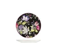 Coffret de 12 assiettes bouquet de fruits en porcelaine H&H 20 cm