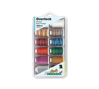 Coffret de 12 cônes de fil mousse multicolore Aeroflock - 1000m - Certifié Oeko-Tex(...) -