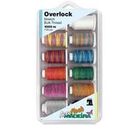 Madeira Garnfabrik - Fil Aeroflock n°100 - 12 cônes x 1000 m - Multicolore - Certifié Oeko-Tex