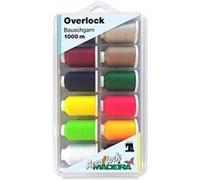 Coffret de 12 cônes de fil mousse uni Aeroflock - 1000m - Certifié Oeko-Tex(...) - Multicolore