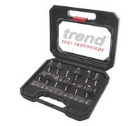 Coffret de 12 fraises défonceuse pour débutant 6mm Trend