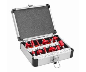 Coffret de 12 fraises pour défoncesuse HOLZMANN - OFS12