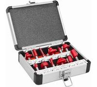 Holzmann Jeu de fraises OFS12 – Diamètre de tige 8 mm – 12 pièces