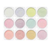 Coffret de 12 paillettes à ongles phosphorescentes, effet lumineux longue durée pour les soirées, finition lisse sur les ongles, maquillage du visage et du corps, compatible avec le vernis