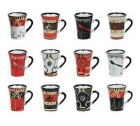Coffret de 12 tasses à expresso Color 8 cl - Table Passion - Multicolore - Porcelaine Multicolore G