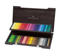 Faber-Castell - Crayons aquarellables Albrecht Dürer - Coffret 120 couleurs, boîte en bois, 3,8 mm