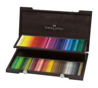 Coffret Bois 120 Crayons De Couleur Polychromos Faber Castell