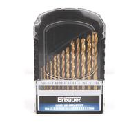 Coffret de 13 forets HSS à queue droite Erbauer