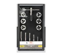 Coffret de 13 pièces tarauds et filières PEUGEOT + clé Usage Courant , Conditionnement x 13 pcs