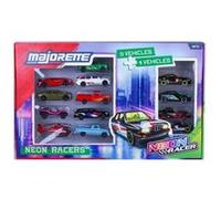 Coffret de 13 véhicules Majorette Neon Racer Multicolore