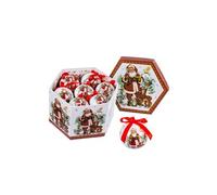 Coffret de 14 boules de Noël Père Noël rétro
