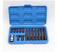 Coffret de 14 embouts 6 pans allen btr courts et longs carre adaptateur 1/2 Label