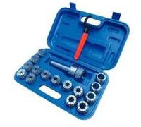Coffret de 15 pinces de 3 à 25 mm ER40 + mandrin MK4/MT4/CM4 - SZSMK4ER40 - HOLZMANN