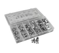 COFFRET DE 150 INSERTS FILETES ALUMINIUM DE 3 à 10mm